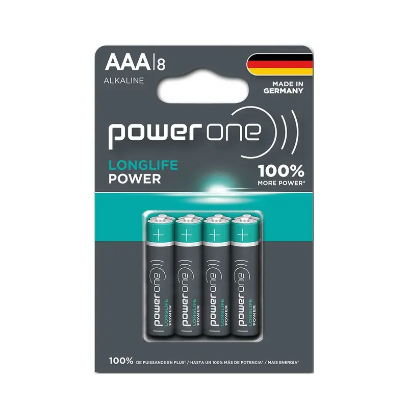 VARTA PowerOne Longlife Power AAA Battery (8-Pack)