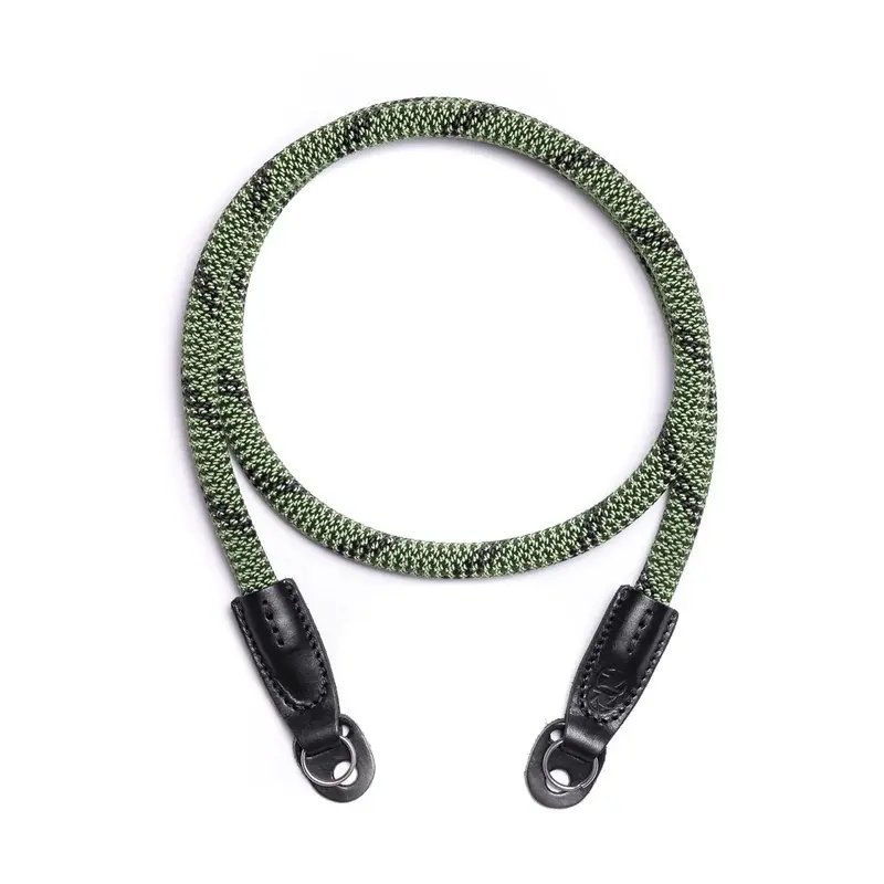 Cooph Rope Camera Strap with Split Ring, 45.3" (115cm) - Duotone Green