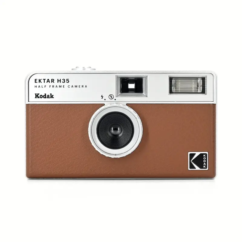 Kodak Ektar H35 Half Frame Film Camera - Brown