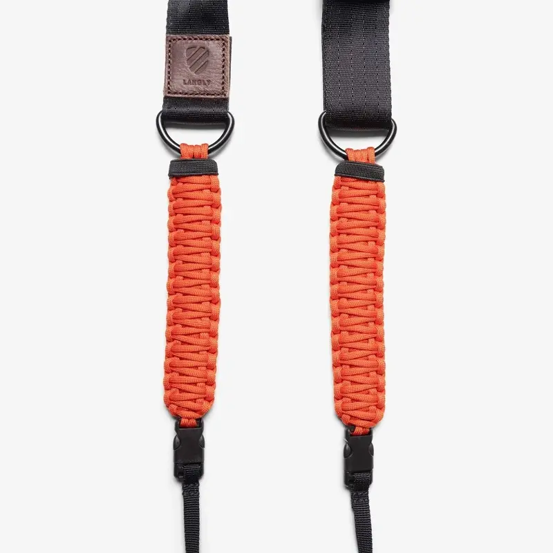 Langly Paracord Camera Strap - Tangerine