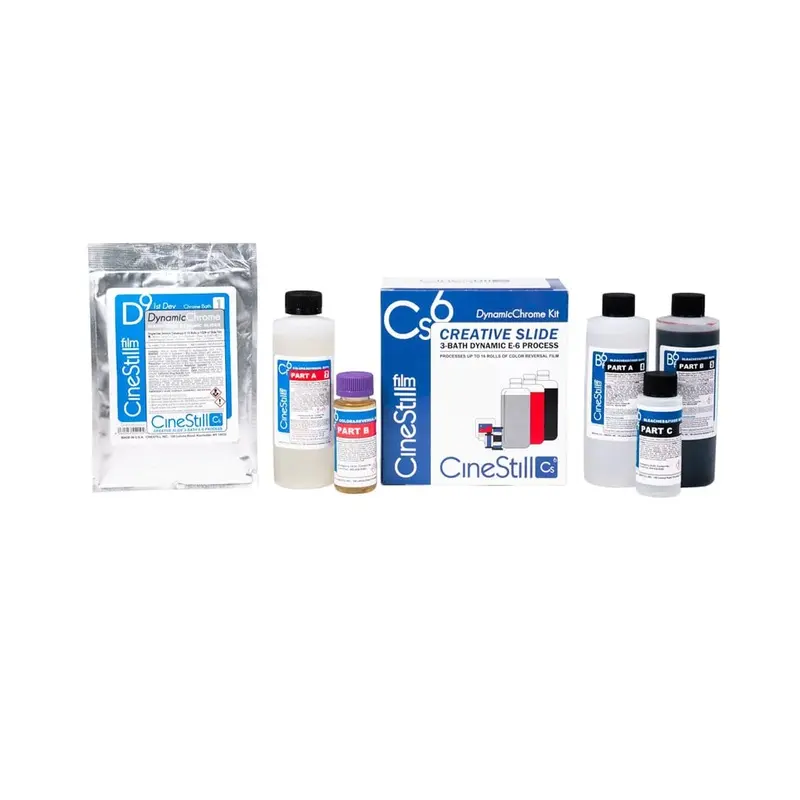 CineStill Cs6 "Creative Slide" D9 Dynamicchrome 3-Bath E-6 Quart Kit