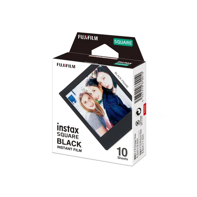Fujifilm Instax Square Black Frame Instant Film - 10 Exposures