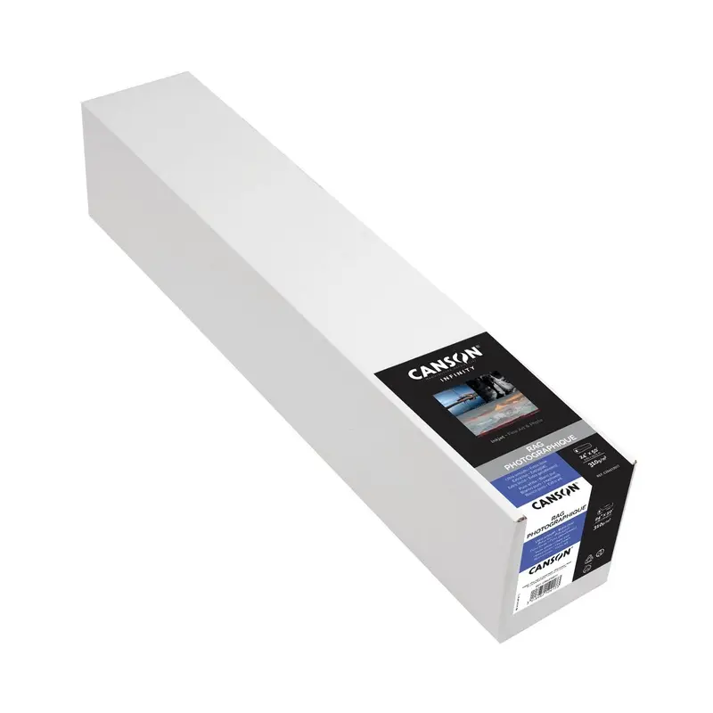Canson Infinity Rag Photographique Matte Inkjet Paper, 310 gsm, 24" x 50' - Roll