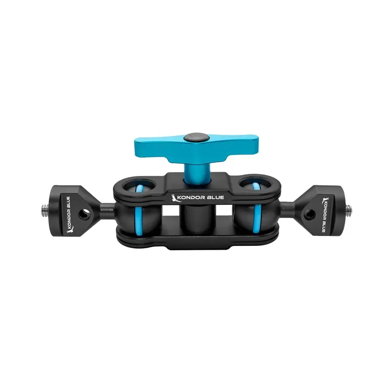 Kondor Blue Cine Magic Arm with Double Ball Heads - Raven Black