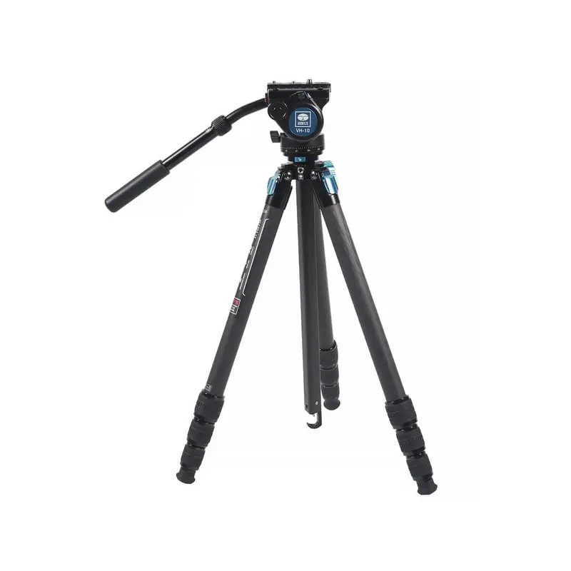 Sirui ST-224 Quick Release Carbon Fiber Tripod with VH-10 Video Head
