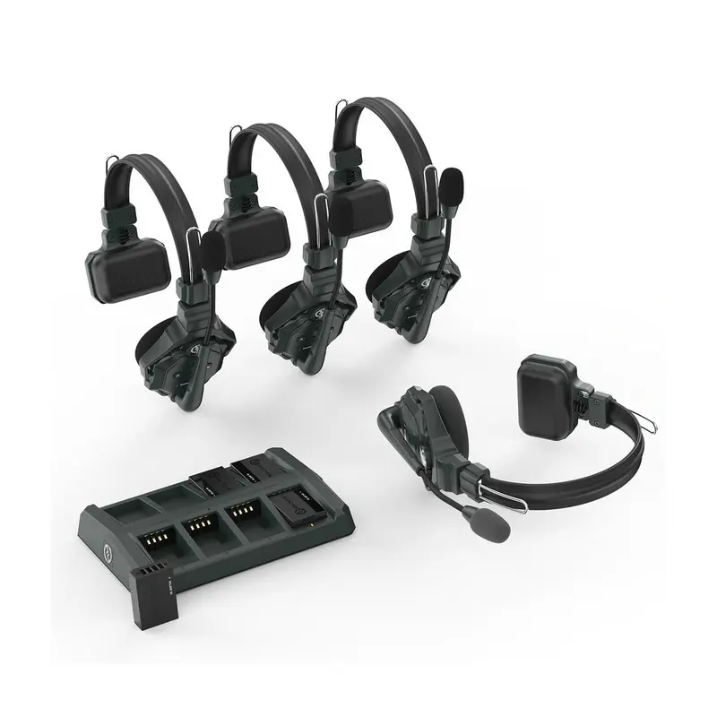 Hollyland Solidcom C1 Full-Duplex Wireless Intercom System with 4 Headsets