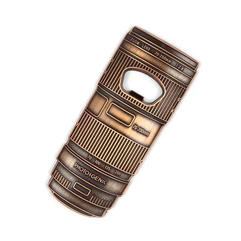Telephoto Lens Bottle Opener - Gold