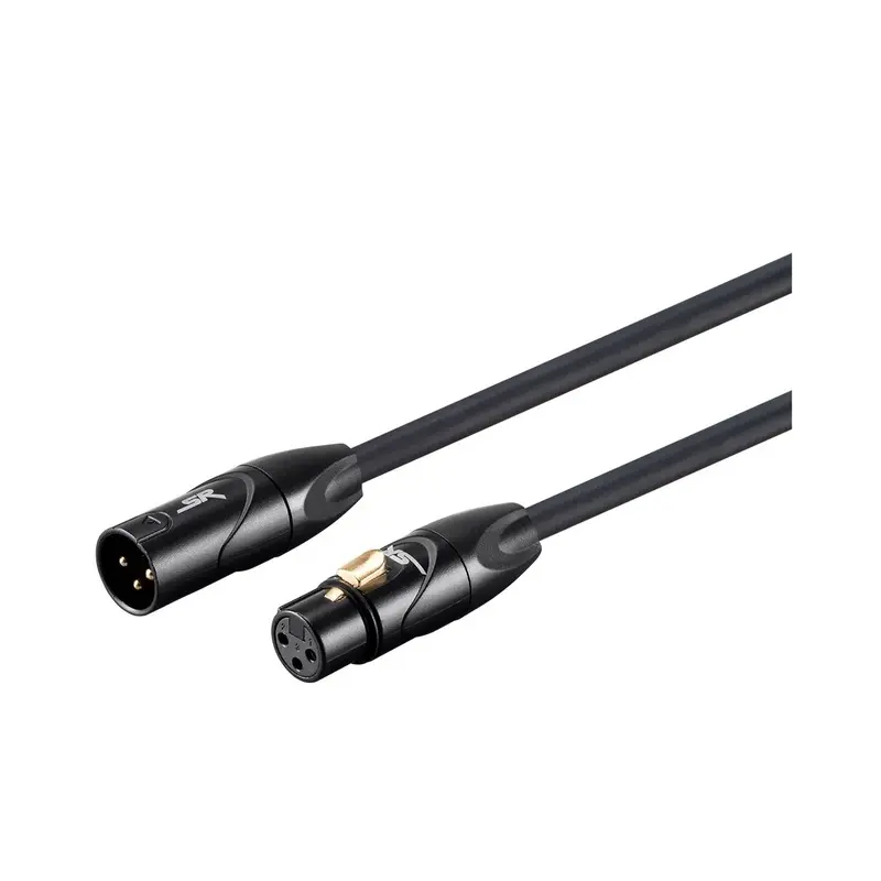 Stage Right by Monoprice XLR Male to XLR Female 16AWG Gold Plated Cable - 25ft