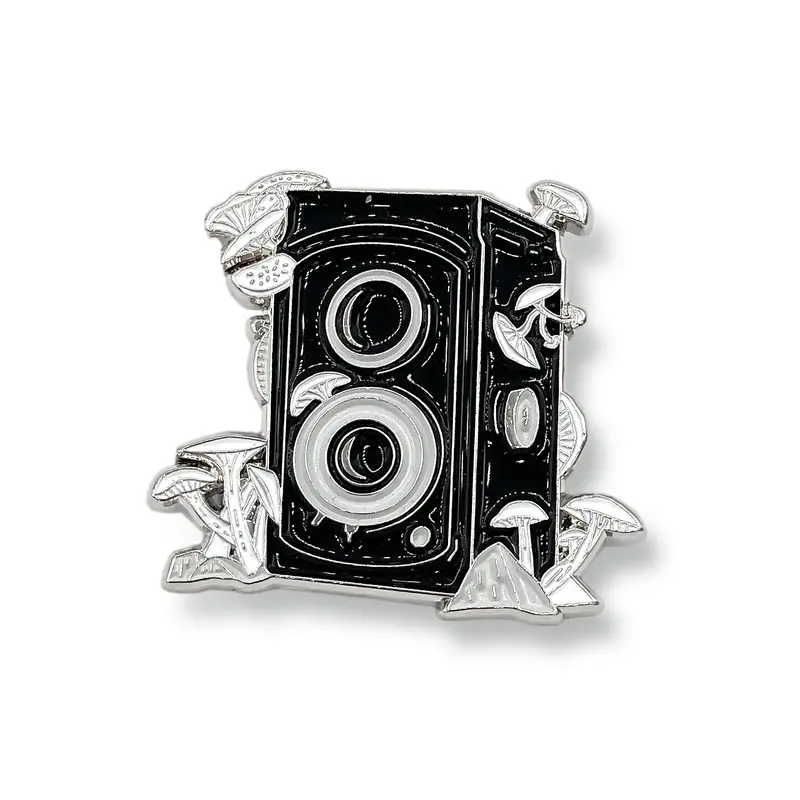 Glazer's Vintage Camera Mushroom Pin