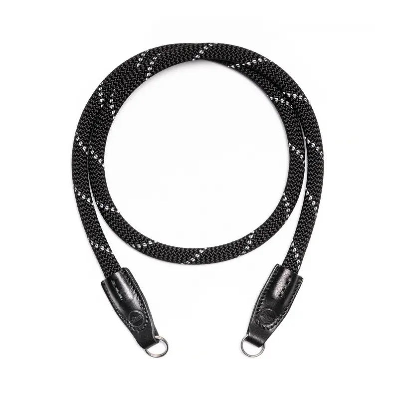 Cooph Rope Camera Strap with Split Ring, 45.3" (115cm) - Black Reflective