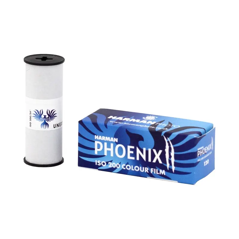 Harman Phoenix II 200 Color Negative - 120 Film, Single Roll