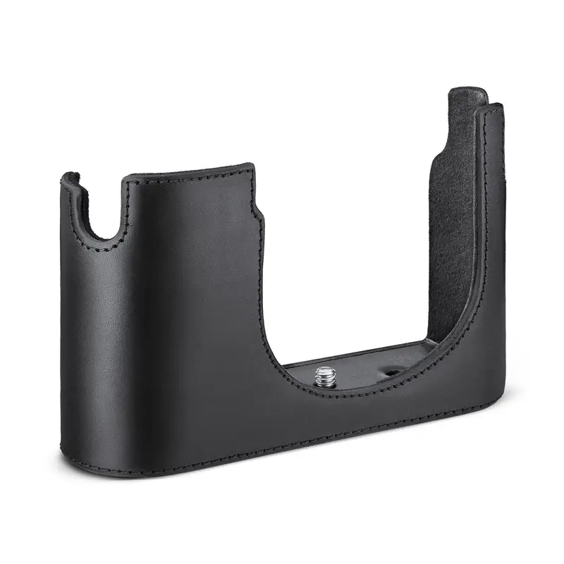 Leica Leather Half Case for Q3 Camera - Black