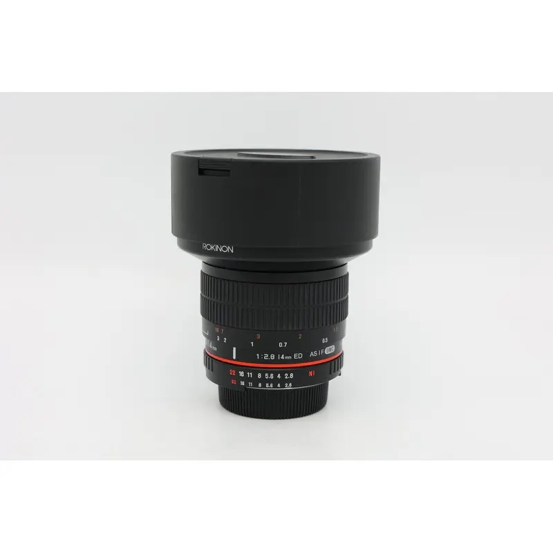 Used Rokinon 14mm f2.8 NAF (VG)