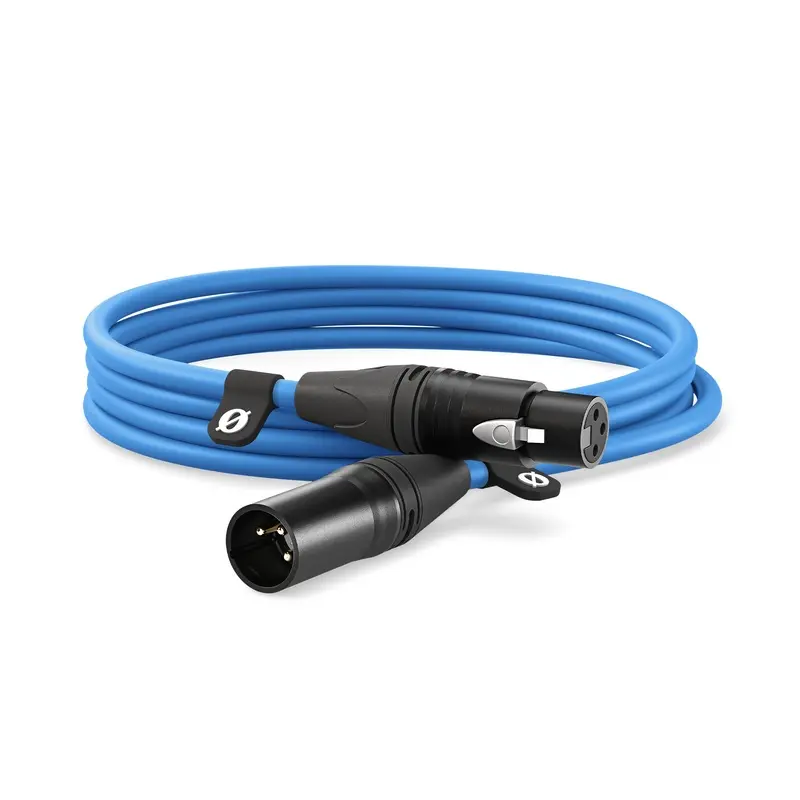 Rode XLR Male to XLR Female Cable, 9.8' (3m) - Blue