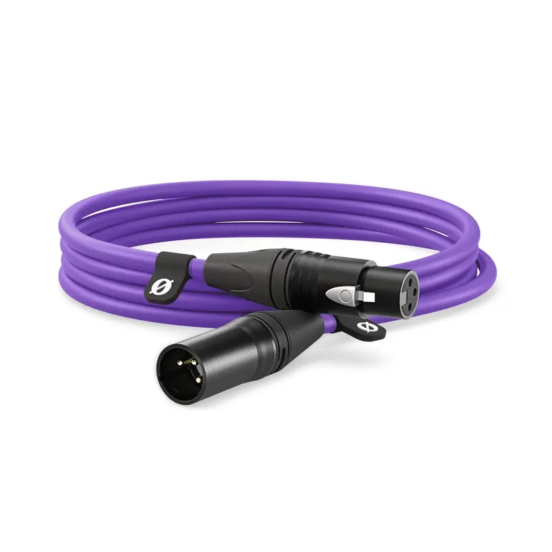 Rode XLR Male to XLR Female Cable, 9.8' (3m) - Purple