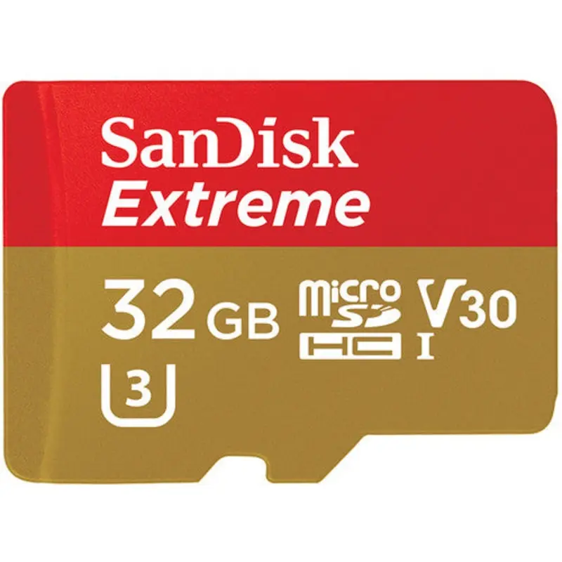 SanDisk 32GB Extreme UHS-I microSDHC Memory Card