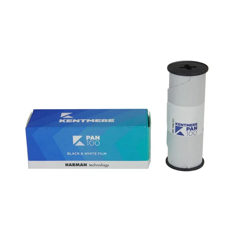 Kentmere Pan 100 Black & White Negative - 120 Film, Single Roll