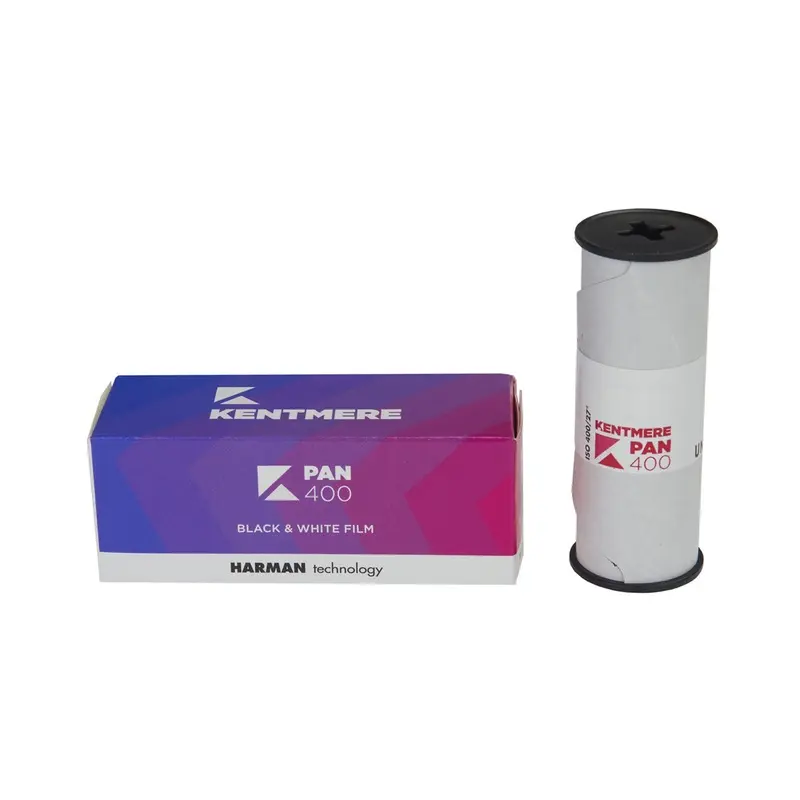 Kentmere Pan 400 Black & White Negative - 120 Film, Single Roll
