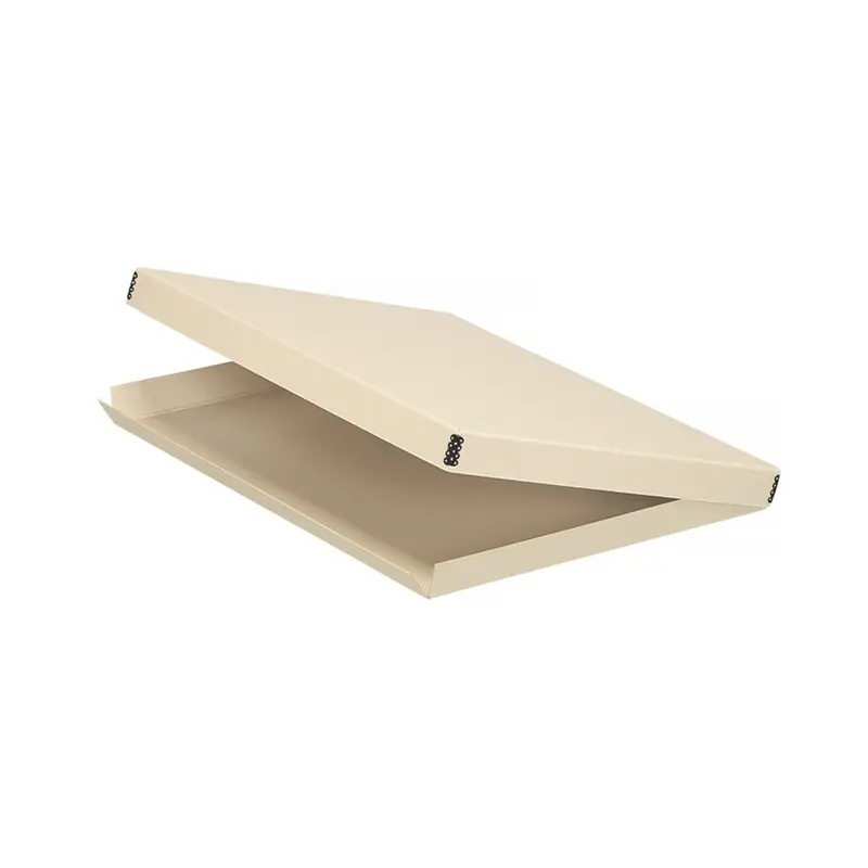 Lineco Drop-Front Archival Box, Tan - 13 x 19 x 3"