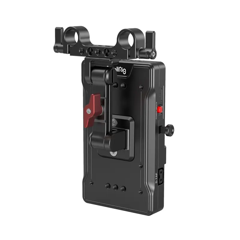SmallRig V-Mount Battery Adapter Plate with 15mm LWS Rod Clamp & Adjustable Arm 3204