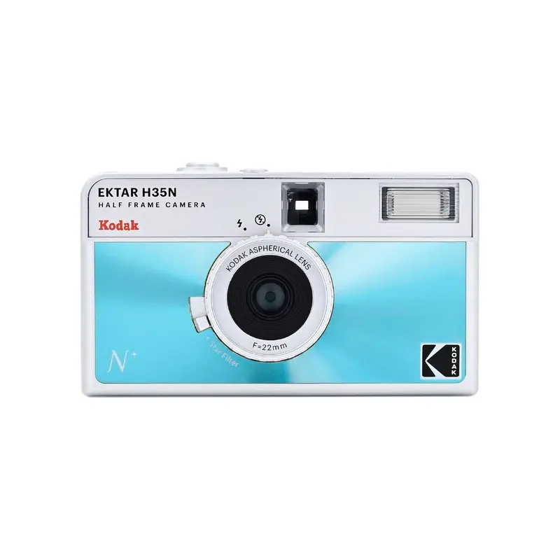 Kodak Ektar H35N Half Frame Film Camera - Glazed Blue