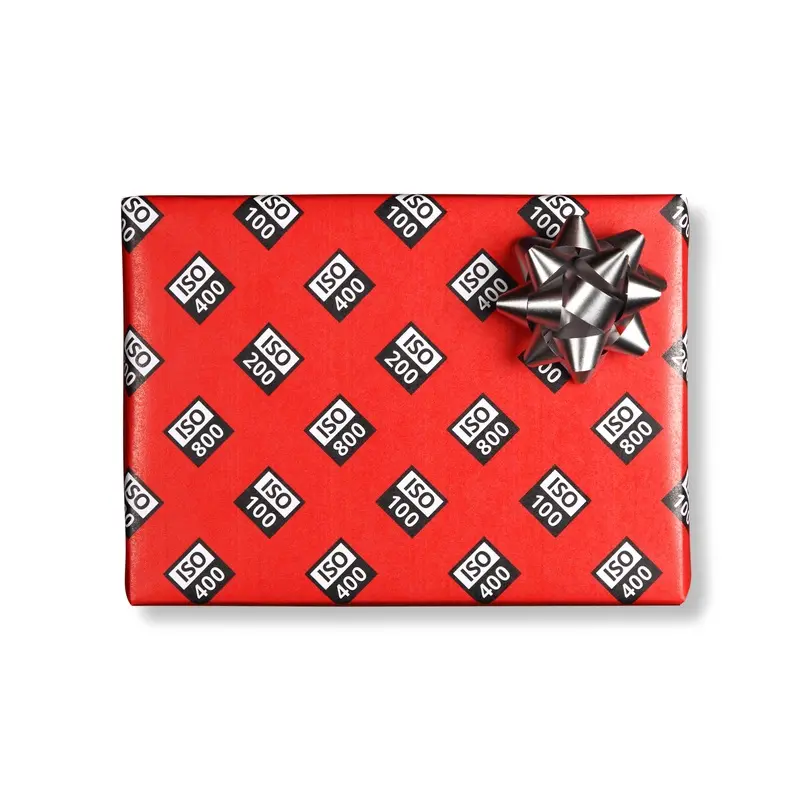 ISO Gift Wrap, 10ft Roll - Orange Flare