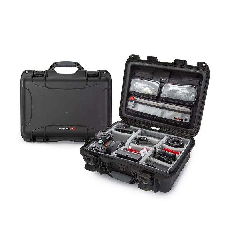 Nanuk 920 Hard Utility Case with Padded Divider Insert & Lid Organizer
