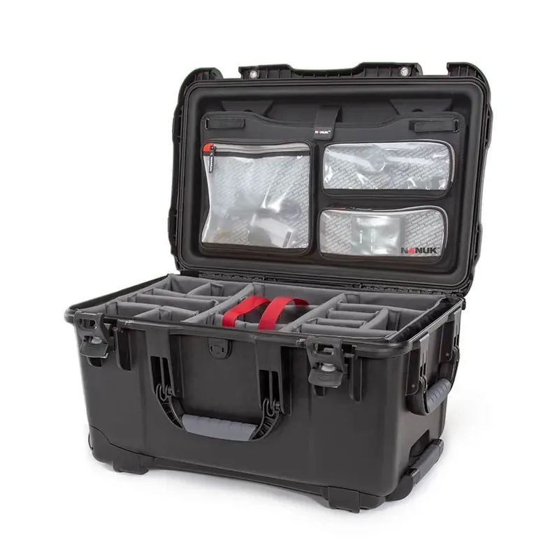 Nanuk 938 Pro Photo Kit with Padded Dividers and Lid Organizer