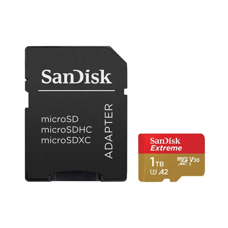 SanDisk 1TB Extreme UHS-I microSDXC Memory Card with SD Adapter