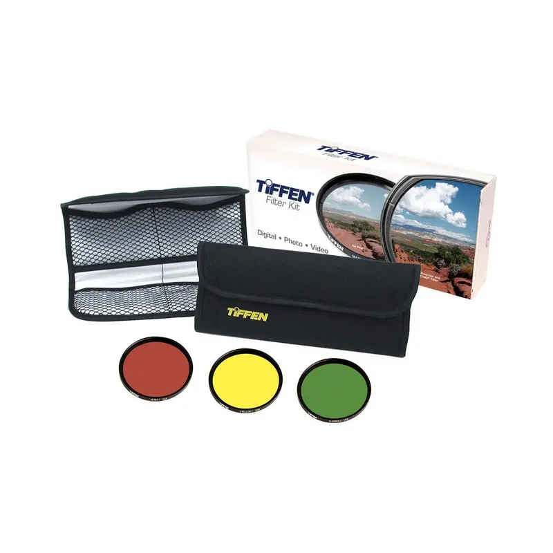 Tiffen 62mm Black & White Three Filter Kit