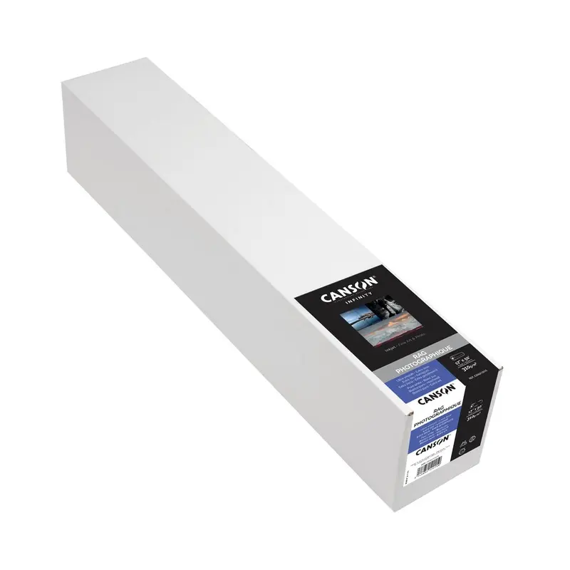 Canson Infinity Rag Photographique Matte Inkjet Paper, 310 gsm, 17" x 50' - Roll