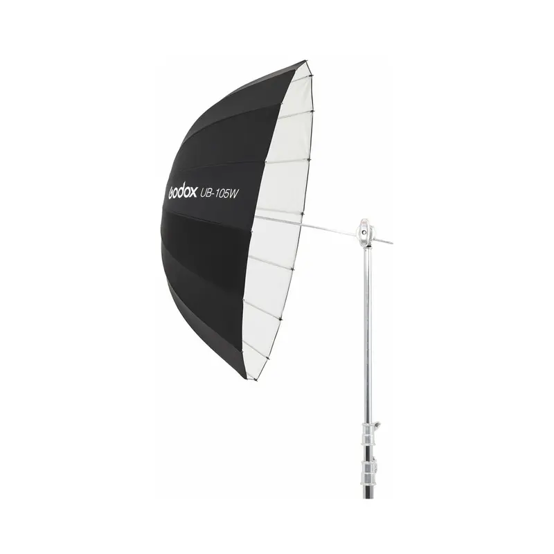 Godox UB-105W White Parabolic Umbrella, 41.3" (105cm) - White
