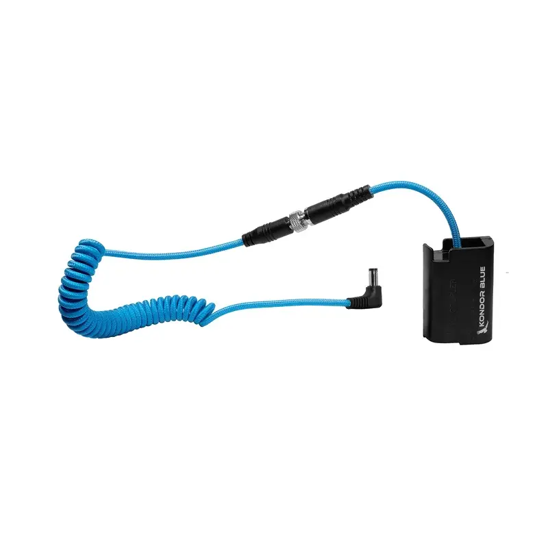 Kondor Blue DC 2.1mm to DMW-BLK22 Dummy Battery Cable for Lumix GH6, S5II & S5IIX
