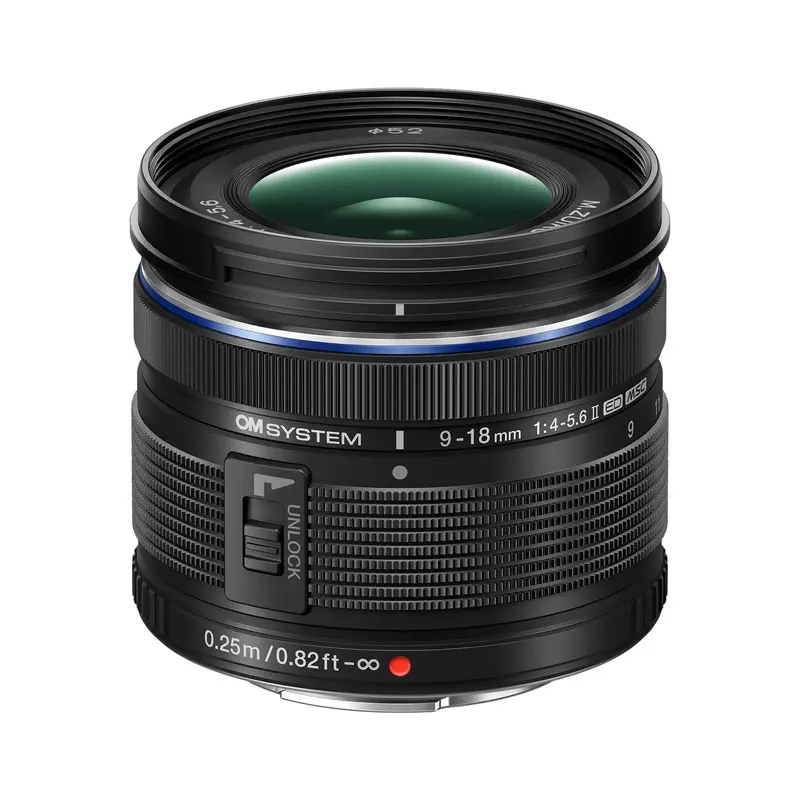 OM-System 9-18mm ED F4.0-5.6 II Lens