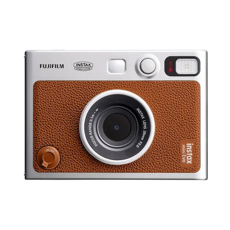 Fujifilm Instax Mini EVO Instant Camera - Brown