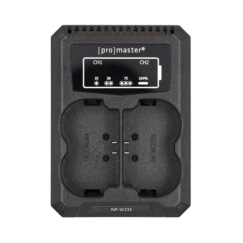 ProMaster Dually USB Charger for Fuji NP-W235 Batteries