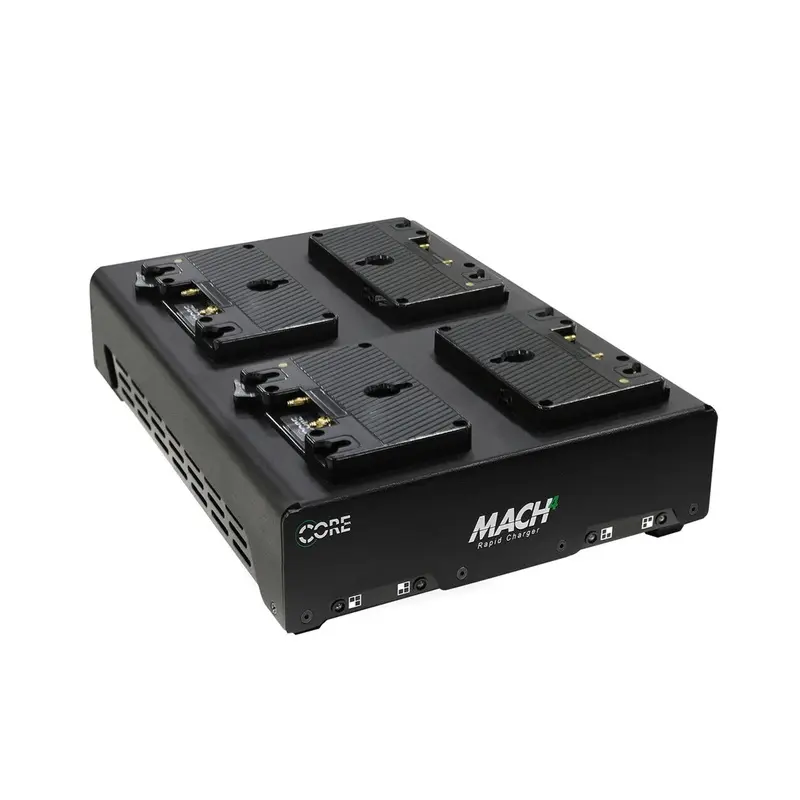 Core SWX Mach4 Quad Series Four-Position Gold Mount Charger with 4A Rapid Charge