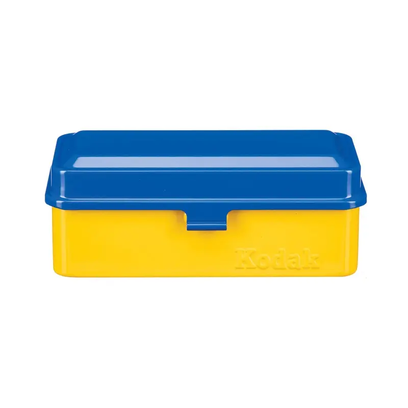 Kodak Steel 35/120 Film Case - Blue Lid with Yellow Body
