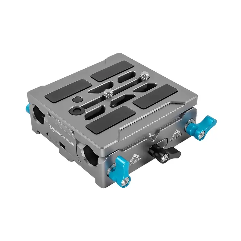 Kondor Blue Universal LWS ARRI Bridge Plate for ARRI, RED, URSA, C70, VENICE - Space Gray