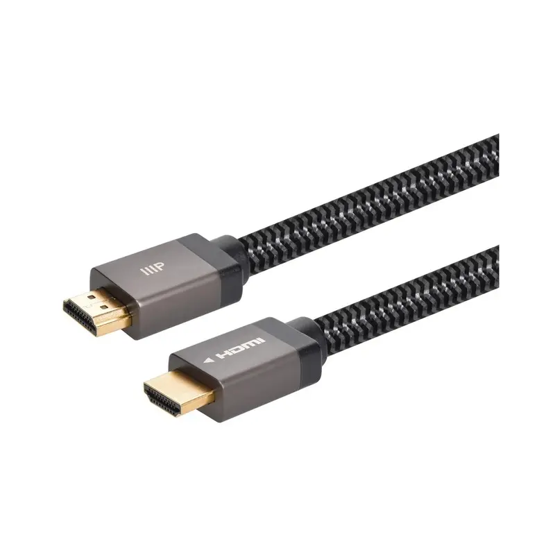 Monoprice 8K Certified Braided Ultra High Speed HDMI Cable, 20ft, Black