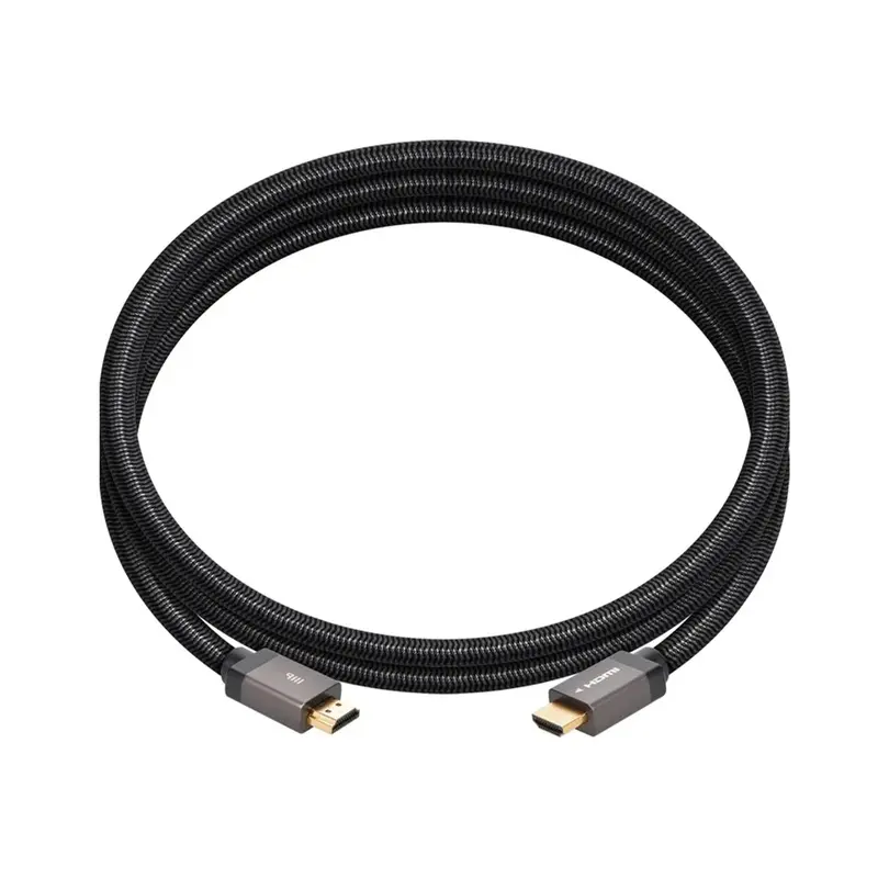 Monoprice 8K Certified Braided Ultra High Speed HDMI Cable, 3ft, Black
