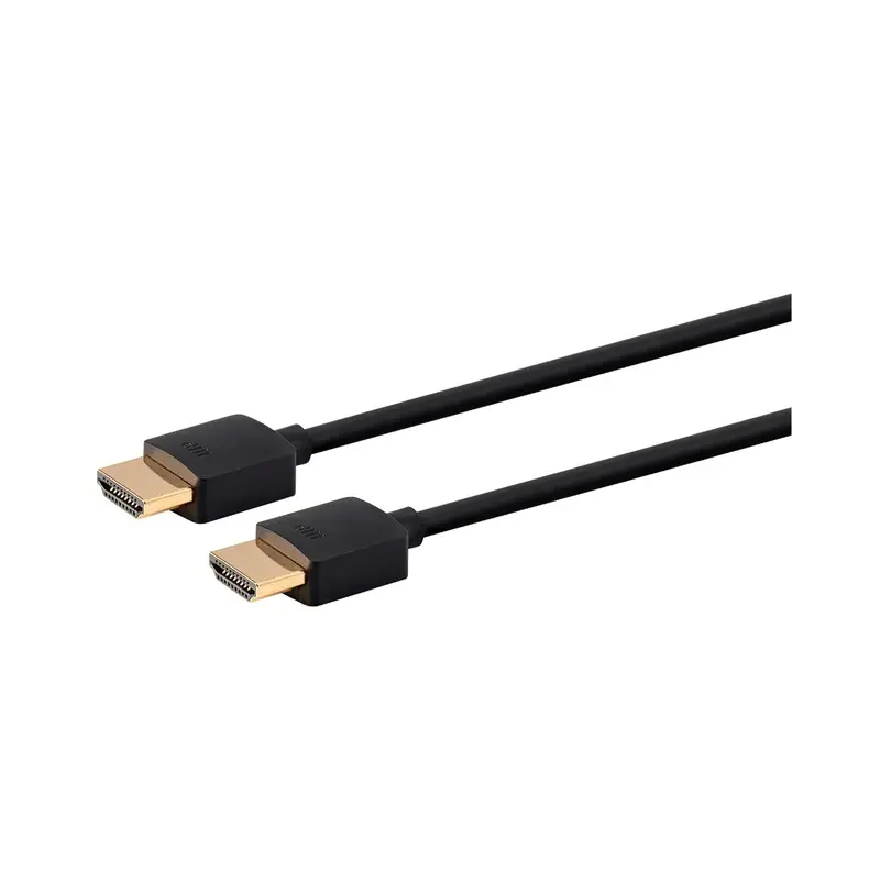 Monoprice 8K Ultra High Speed Slim HDMI Cable, 2ft, Black