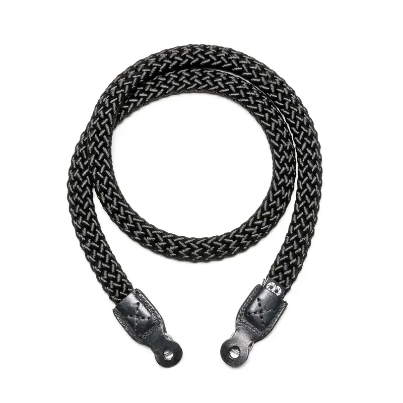Cooph Braided Camera Strap with Split Ring, 49.2" (125cm) - Black