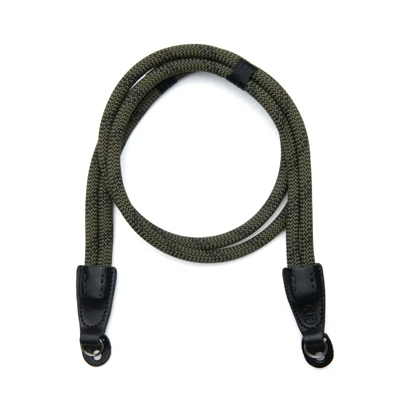 Cooph Double Rope Camera Strap with Split Ring, 45.3" (115cm) - Duotone Olive