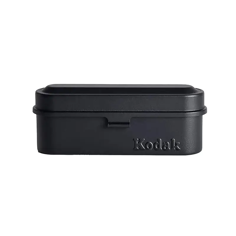 Kodak Steel 35mm Film Case - Black Lid with Black Body