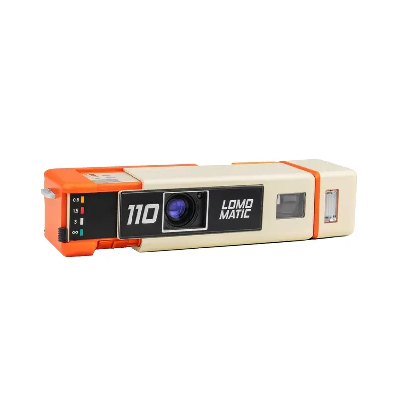Lomography Lomomatic 110 Camera & Flash - Golden Gate Edition