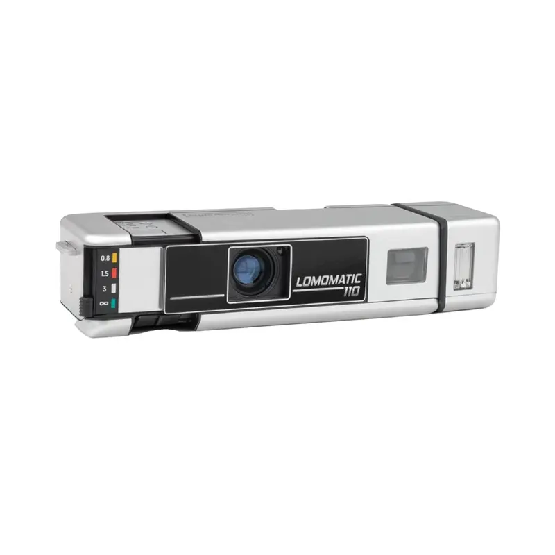 Lomography Lomomatic 110 Camera & Flash - Metal Edition