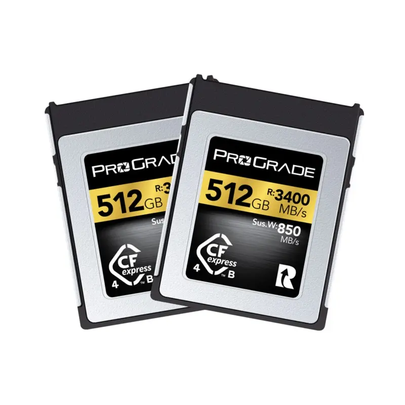 ProGrade Digital 512GB CFexpress Type B 4.0 Gold Memory Card - 2 Pack
