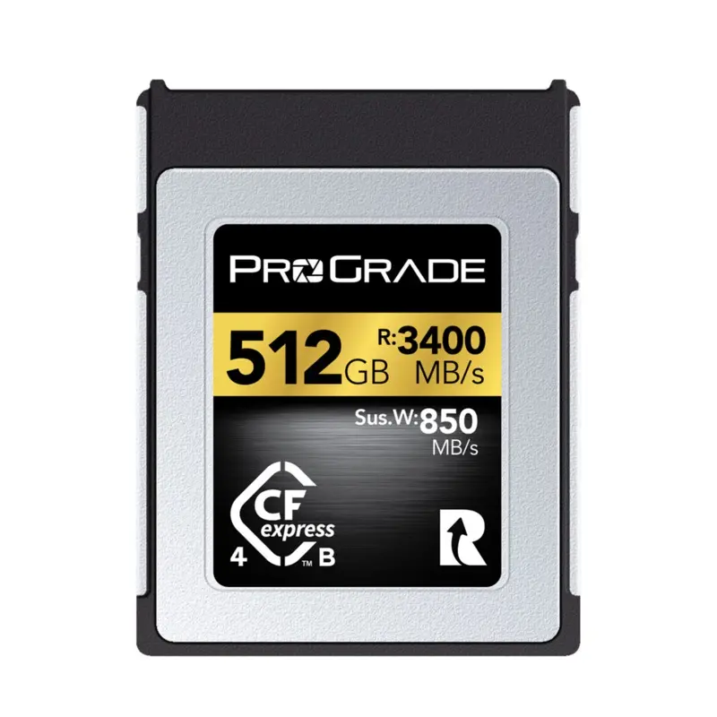 ProGrade Digital 512GB CFexpress Type B 4.0 Gold Memory Card