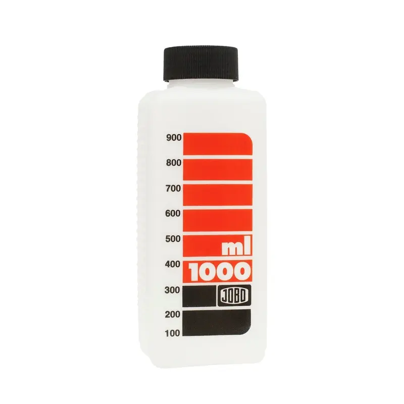Jobo Wide-Neck Chemical Storage Bottle, 1000 mL - White